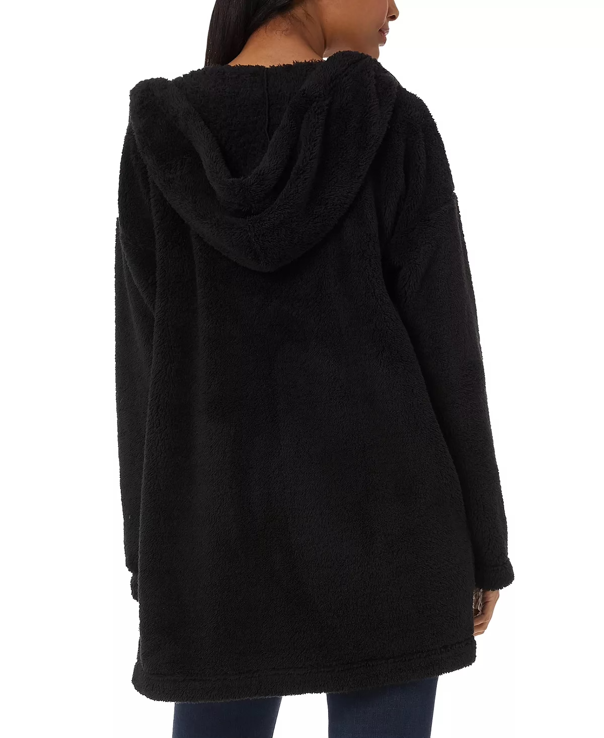 32 Degrees Women's Fleece Hooded Open Cardigan