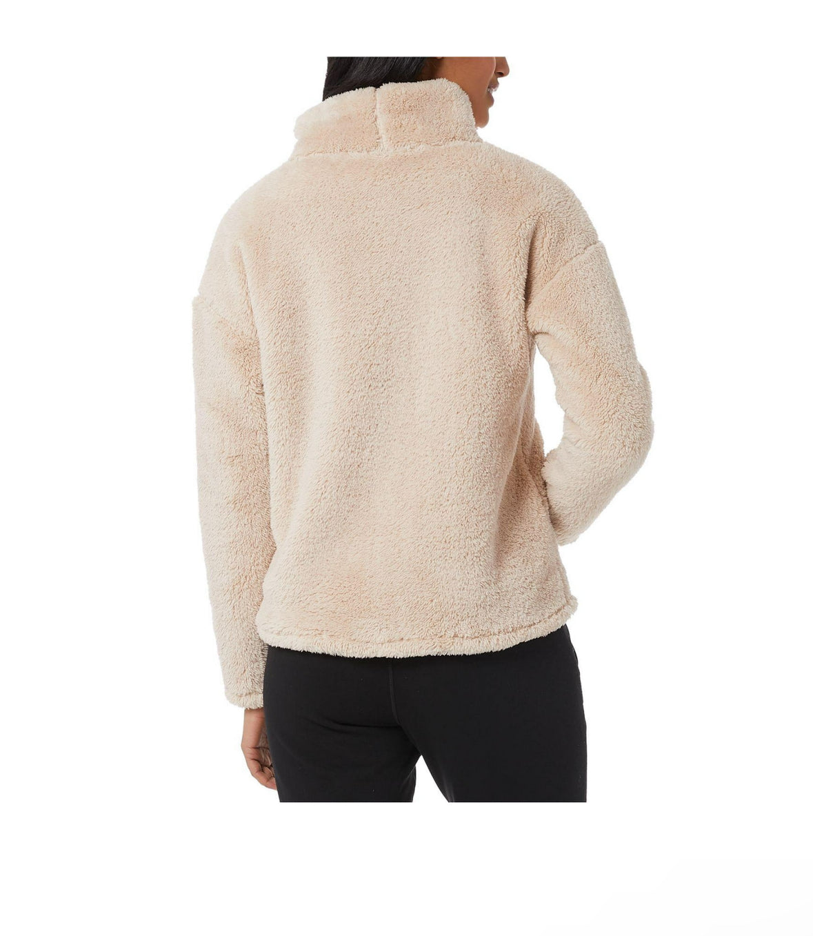 32 Degrees Women's Sherpa Mock-Neck Sweater