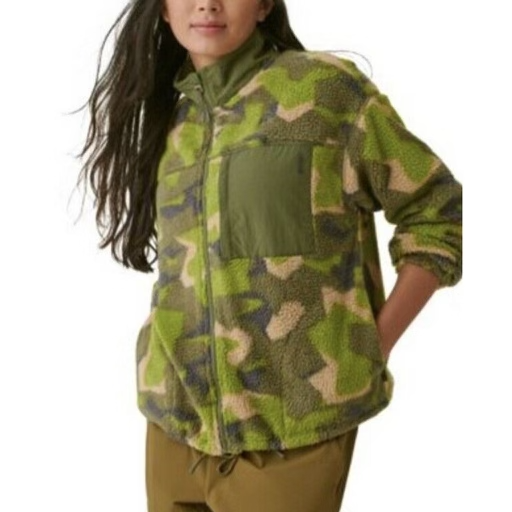 Bass Outdoor Women’s Coastal Sherpa Zip-Up Camo-Print Jacket