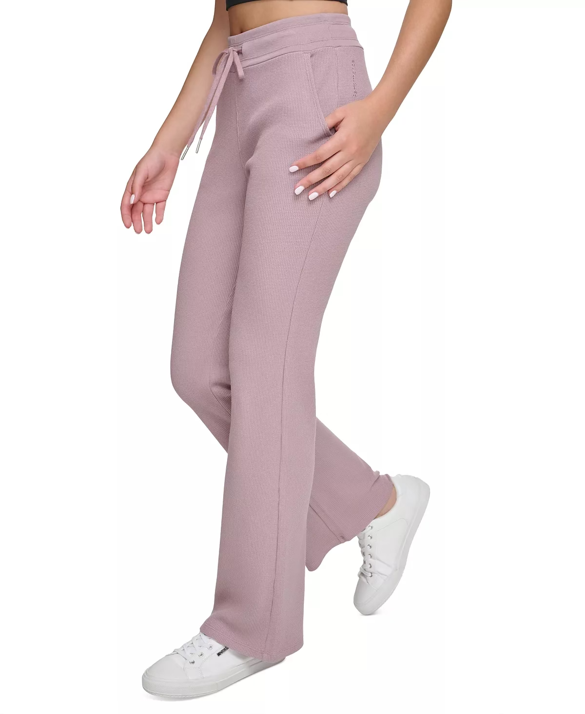 Calvin Klein Performance Women's High Rise Drawstring Flare Pants