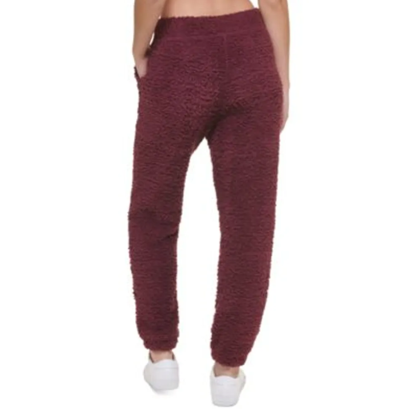 Calvin Klein Performance Women's Shaggy Knit Pull-On Jogging Pants