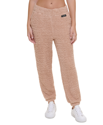 Calvin Klein Performance Women's Shaggy Knit Pull-On Jogging Pants