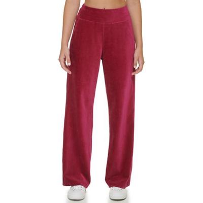 Calvin Klein Performance Women's Wide-Leg Velour Pants
