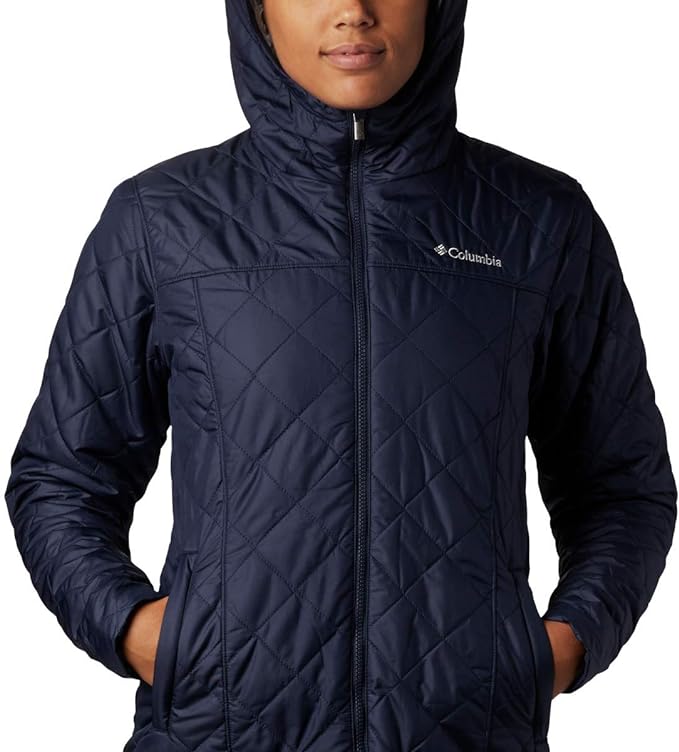 Columbia Women's Copper Crest Hooded Fleece-Lined Mid-Length Coat