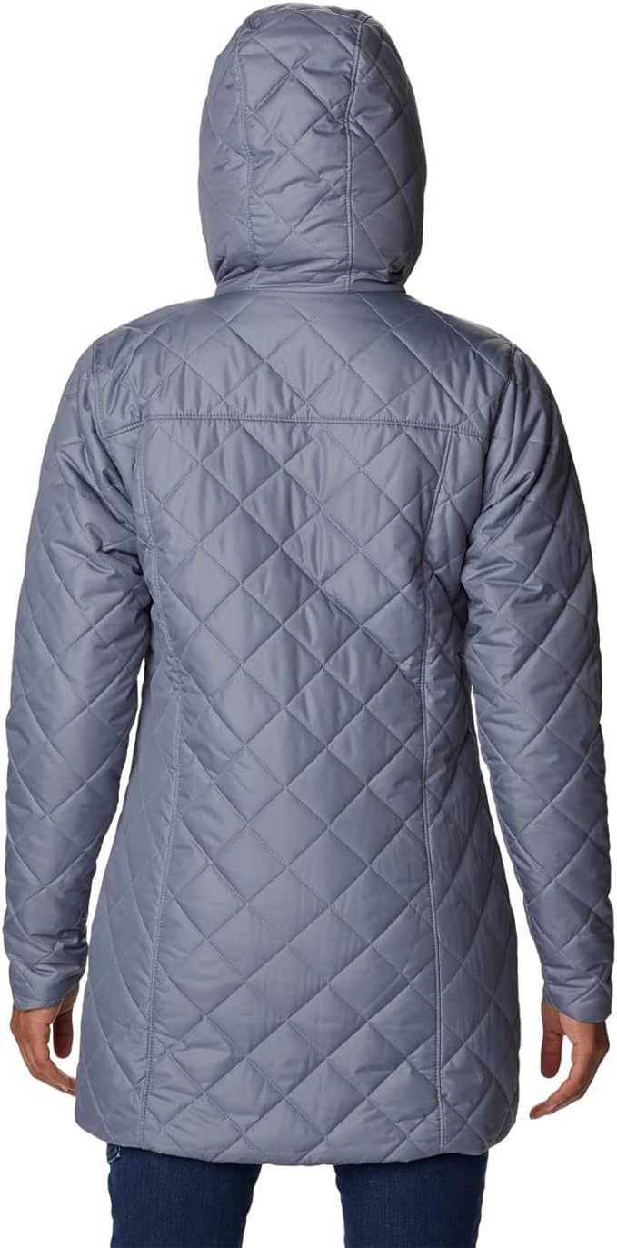 Columbia Women's Copper Crest Hooded Fleece-Lined Mid-Length Coat