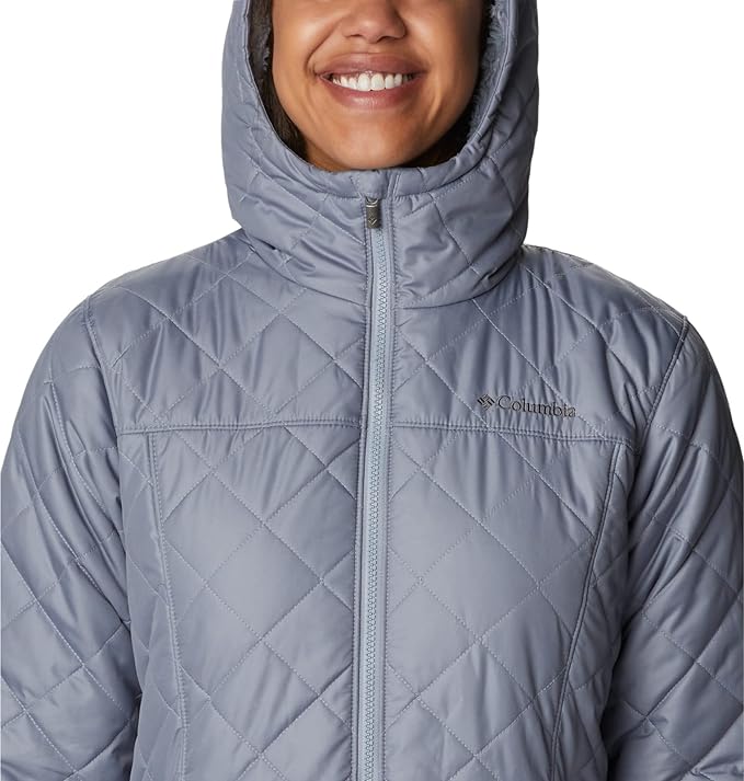 Columbia Women's Copper Crest Hooded Fleece-Lined Mid-Length Coat