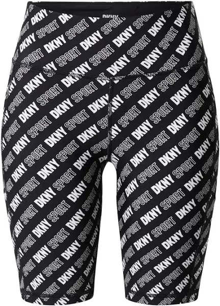 DKNY Sport Women's Printed High-Waist 9" Bike Shorts