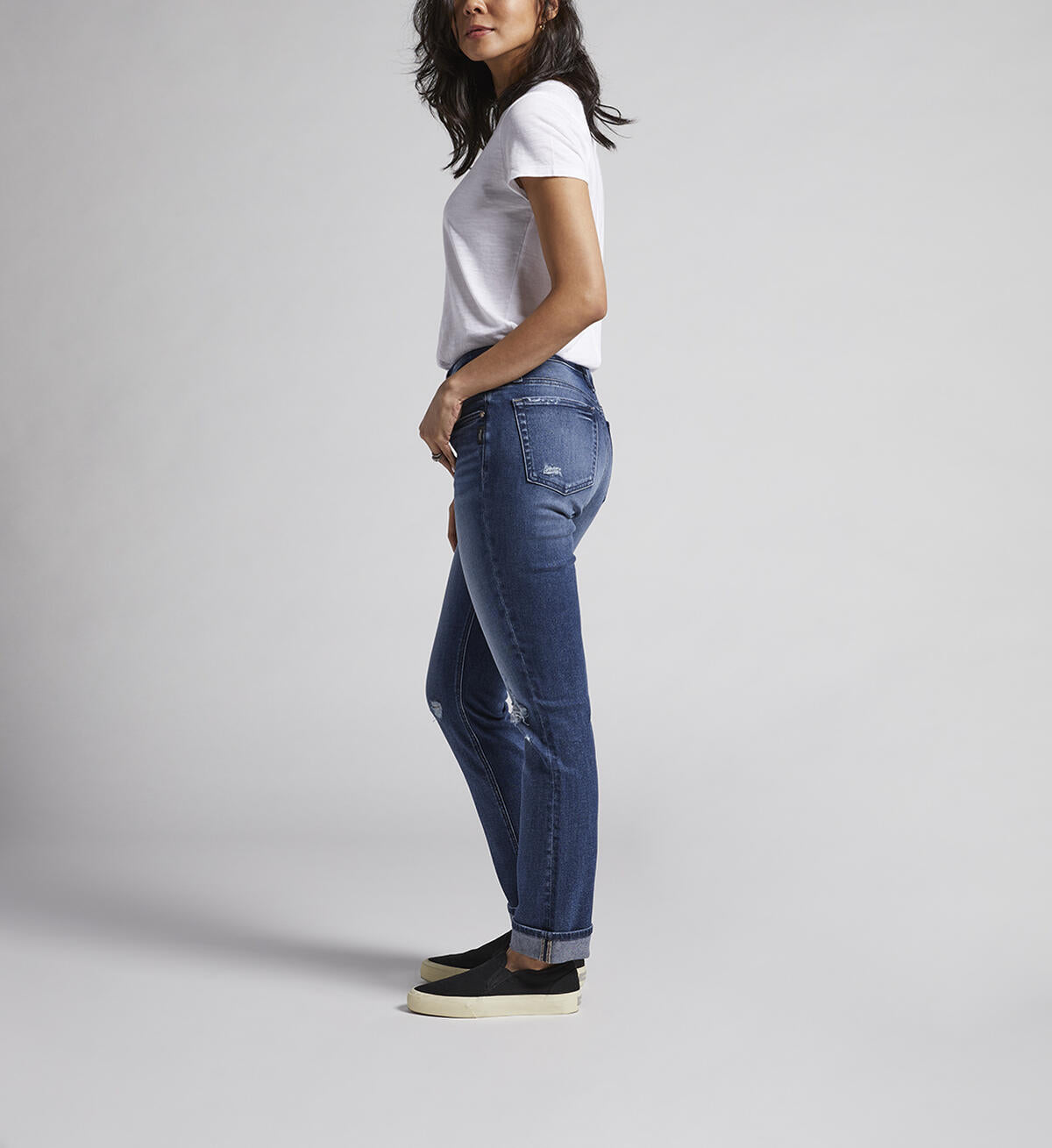 Silver Jeans Women's Beau High Rise Slim Leg Jeans