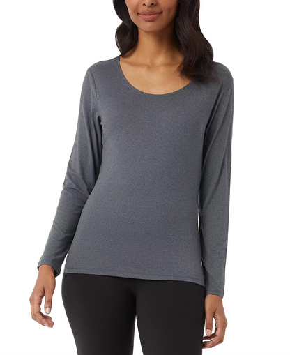 32 Degrees Women's Long-Sleeve Scoop Neck Top