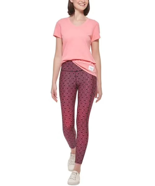 Calvin Klein Performance Women's Printed High-Rise 7/8 Leggings