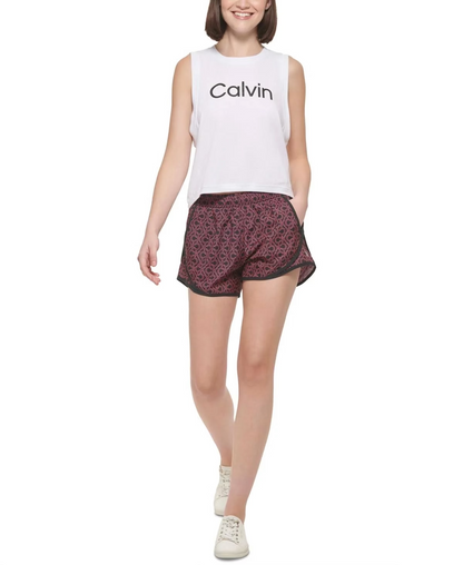 Calvin Klein Performance Women's Printed Shorts - Ck Geo Energy