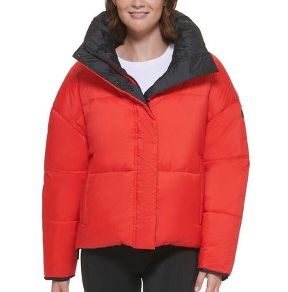 Calvin Klein Performance Women's Reversible Oversized Zip-Up Puffer Jacket