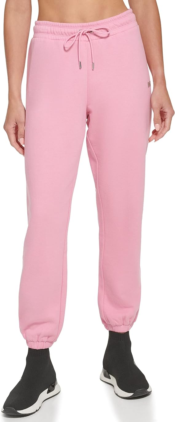 DKNY Sport Women's Metallic Logo Sweatpant Jogger