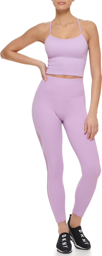 DKNY Sport Women's Seamless High-Rise 7/8 Length Leggings