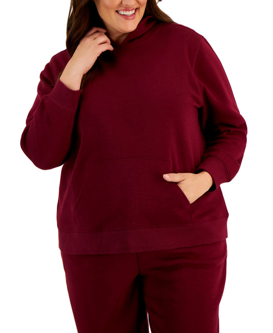 ID Ideology Plus Size Fleece Hooded Pullover Sweatshirt