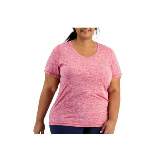 ID Ideology Women's Plus Size Rapidry V-Neck Performance T-Shirt