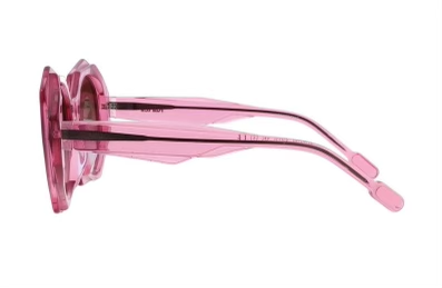 Kartell Lamina Transparent Pink Show Piece Sunglasses