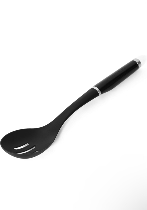 KitchenAid Black ABS/Nylon Slotted Spoon