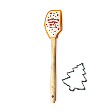 Krumbs Kitchen Holiday Spatula And Cookie Cutter Set