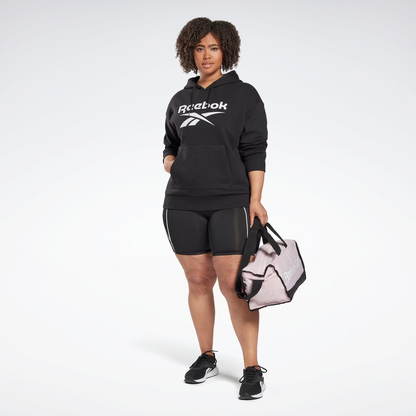 Reebok Women's Plus Size Identity Logo Fleece Hoodie