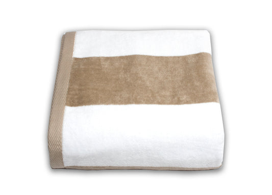 Tropical Cabana Sand Stripe Beach Towel